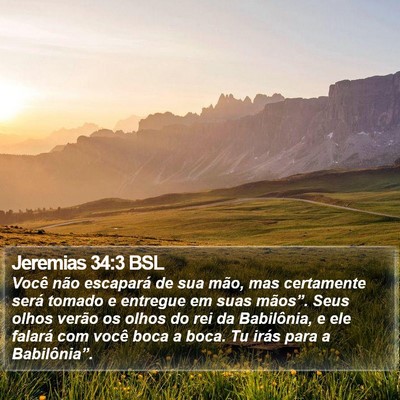 Jeremias 34:3 BSL Bible Verse Image