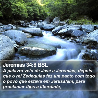 Jeremias 34:8 BSL Bible Verse Image