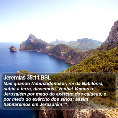 Jeremias 35:11 BSL Bible Verse Image
