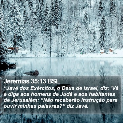 Jeremias 35:13 BSL Bible Verse Image