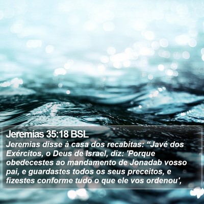 Jeremias 35:18 BSL Bible Verse Image