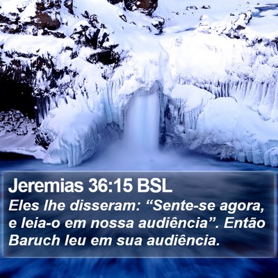 Jeremias 36:15 BSL Bible Verse Image