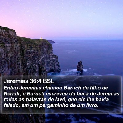Jeremias 36:4 BSL Bible Verse Image
