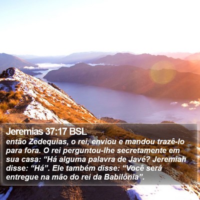 Jeremias 37:17 BSL Bible Verse Image
