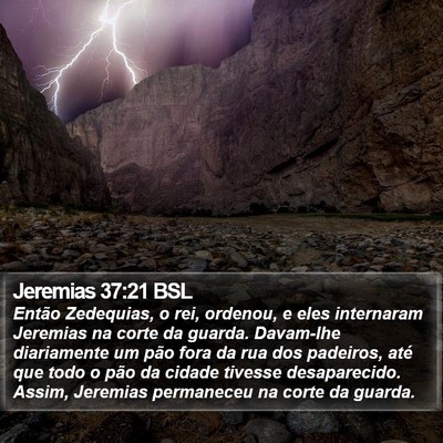 Jeremias 37:21 BSL Bible Verse Image