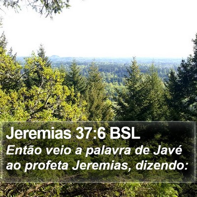 Jeremias 37:6 BSL Bible Verse Image