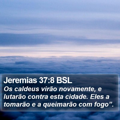 Jeremias 37:8 BSL Bible Verse Image