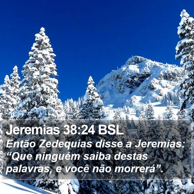 Jeremias 38:24 BSL Bible Verse Image