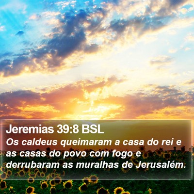Jeremias 39:8 BSL Bible Verse Image