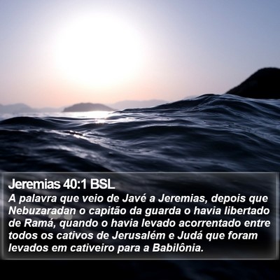 Jeremias 40:1 BSL Bible Verse Image