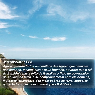 Jeremias 40:7 BSL Bible Verse Image