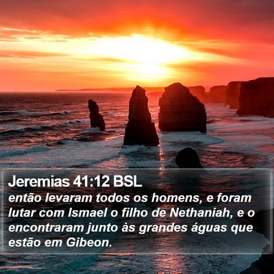 Jeremias 41:12 BSL Bible Verse Image