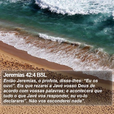 Jeremias 42:4 BSL Bible Verse Image