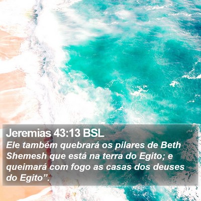 Jeremias 43:13 BSL Bible Verse Image