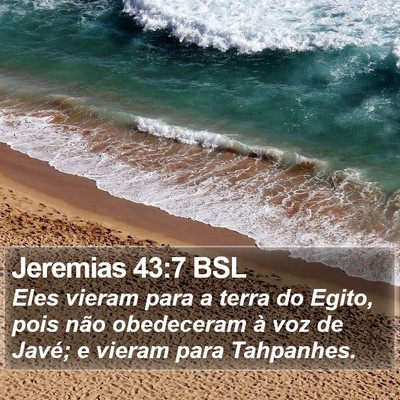 Jeremias 43:7 BSL Bible Verse Image