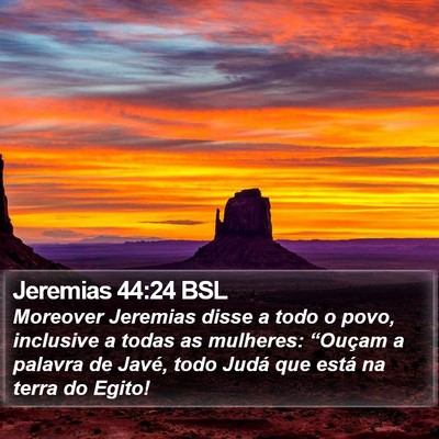 Jeremias 44:24 BSL Bible Verse Image