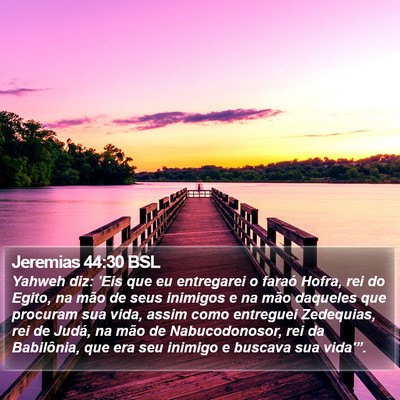 Jeremias 44:30 BSL Bible Verse Image