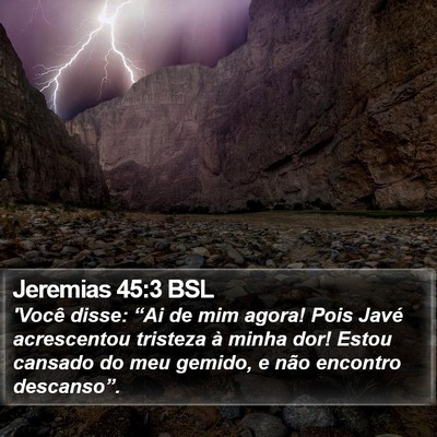 Jeremias 45:3 BSL Bible Verse Image