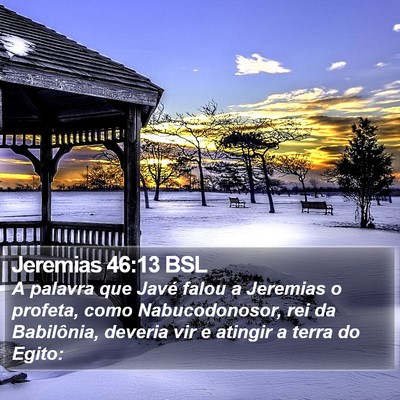 Jeremias 46:13 BSL Bible Verse Image