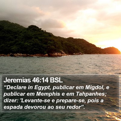 Jeremias 46:14 BSL Bible Verse Image