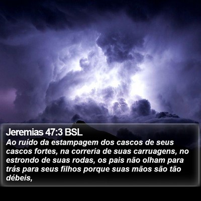 Jeremias 47:3 BSL Bible Verse Image