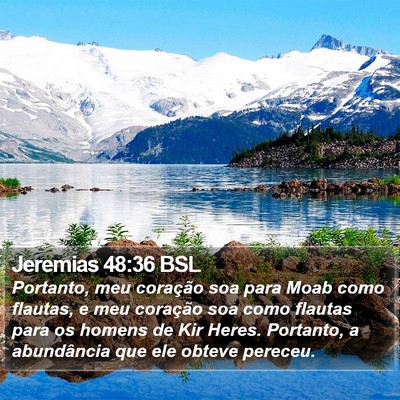 Jeremias 48:36 BSL Bible Verse Image