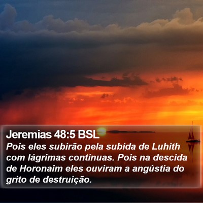 Jeremias 48:5 BSL Bible Verse Image