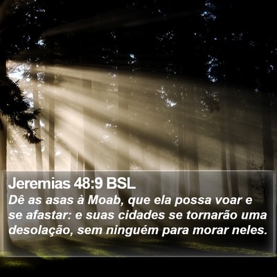 Jeremias 48:9 BSL Bible Verse Image