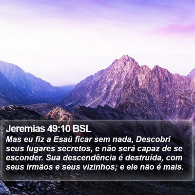 Jeremias 49:10 BSL Bible Verse Image