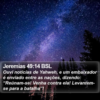 Jeremias 49:14 BSL Bible Verse Image