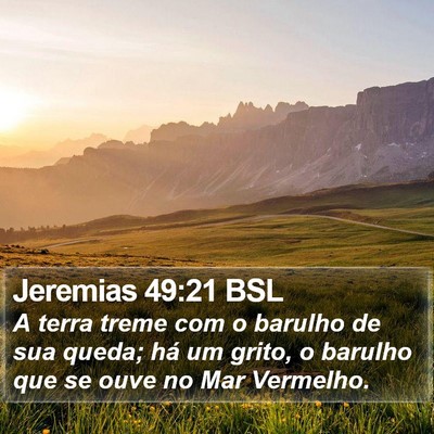 Jeremias 49:21 BSL Bible Verse Image