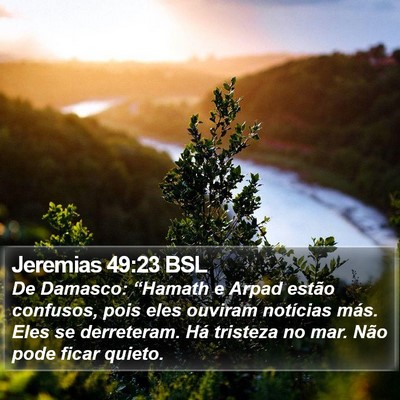 Jeremias 49:23 BSL Bible Verse Image