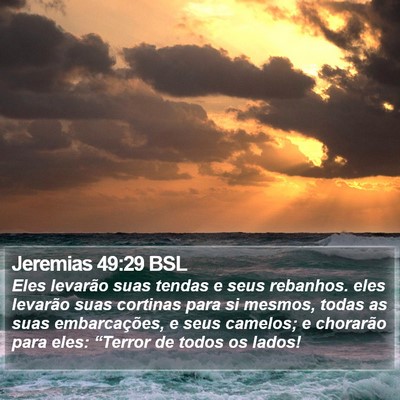 Jeremias 49:29 BSL Bible Verse Image