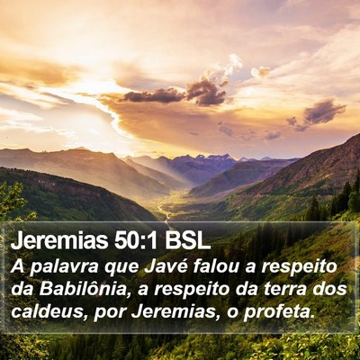 Jeremias 50:1 BSL Bible Verse Image