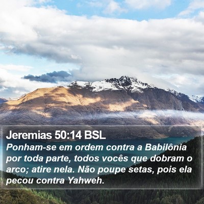Jeremias 50:14 BSL Bible Verse Image