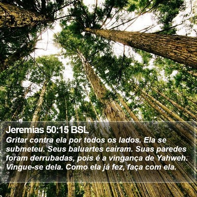 Jeremias 50:15 BSL Bible Verse Image