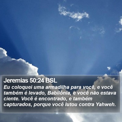 Jeremias 50:24 BSL Bible Verse Image