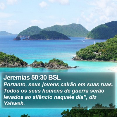 Jeremias 50:30 BSL Bible Verse Image