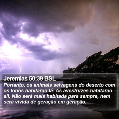 Jeremias 50:39 BSL Bible Verse Image