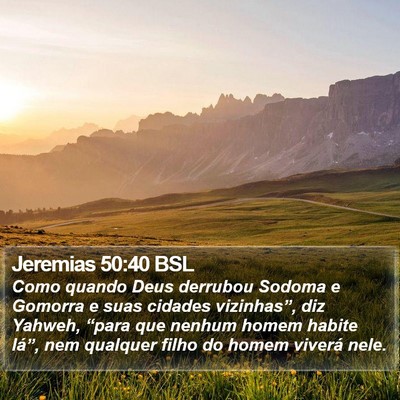 Jeremias 50:40 BSL Bible Verse Image