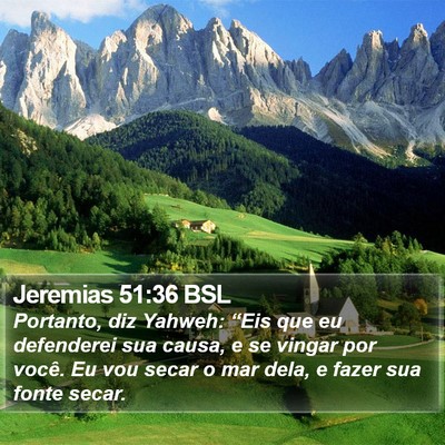 Jeremias 51:36 BSL Bible Verse Image