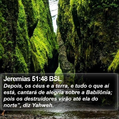 Jeremias 51:48 BSL Bible Verse Image