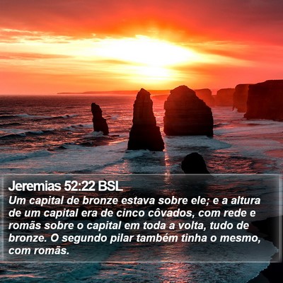 Jeremias 52:22 BSL Bible Verse Image