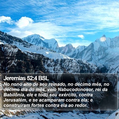 Jeremias 52:4 BSL Bible Verse Image