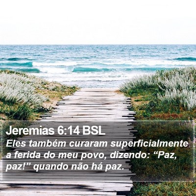 Jeremias 6:14 BSL Bible Verse Image
