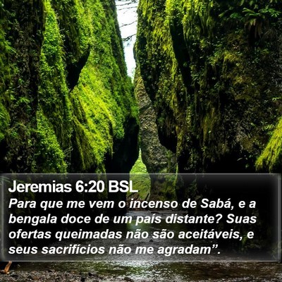 Jeremias 6:20 BSL Bible Verse Image
