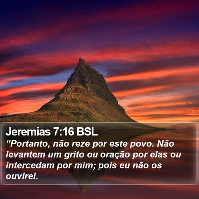 Jeremias 7:16 BSL Bible Verse Image