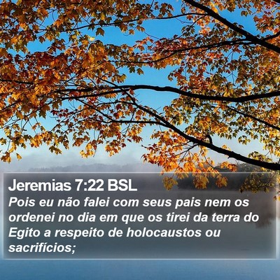 Jeremias 7:22 BSL Bible Verse Image