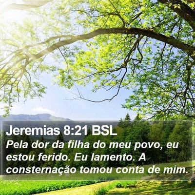 Jeremias 8:21 BSL Bible Verse Image