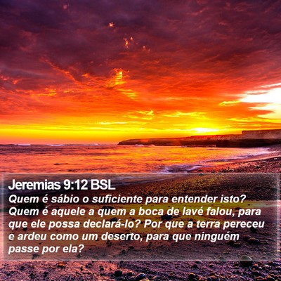 Jeremias 9:12 BSL Bible Verse Image
